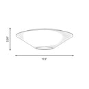 Visual Comfort Studio - KF1111BBS - LED Flush Mount and Sconce - Echo - Burnished Brass