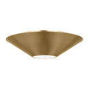Visual Comfort Studio - KF1111BBS - LED Flush Mount and Sconce - Echo - Burnished Brass
