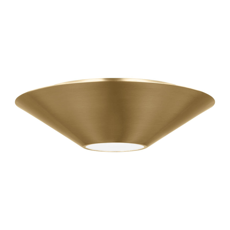 Visual Comfort Studio - KF1111BBS - LED Flush Mount and Sconce - Echo - Burnished Brass