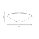 Visual Comfort Studio - KF1121BBS - LED Flush Mount and Sconce - Echo - Burnished Brass