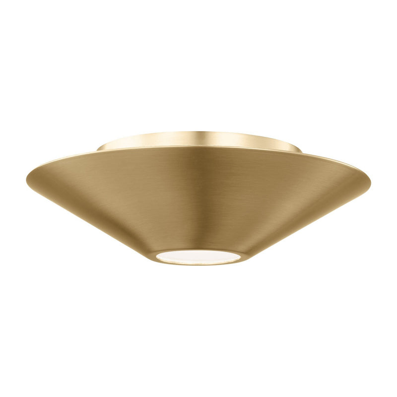 Visual Comfort Studio - KF1121BBS - LED Flush Mount and Sconce - Echo - Burnished Brass
