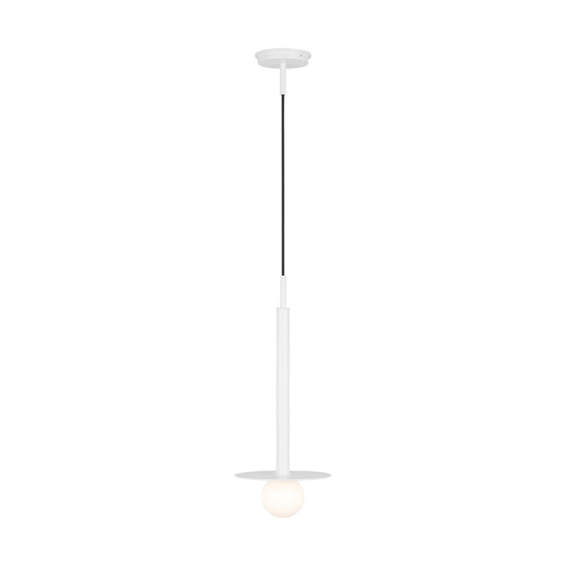Visual Comfort Studio - KP1001MWT - One Light Pendant - Nodes - Matte White