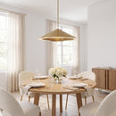 One Light Pendant<br /><span style="color:#4AB0CE;">Entrega: 4-10 dias en USA</span><br /><span style="color:#4AB0CE;font-size:60%;">PREGUNTE POR ENTREGA EN PANAMA</span><br />Collection: Echo<br />Finish: Burnished Brass
