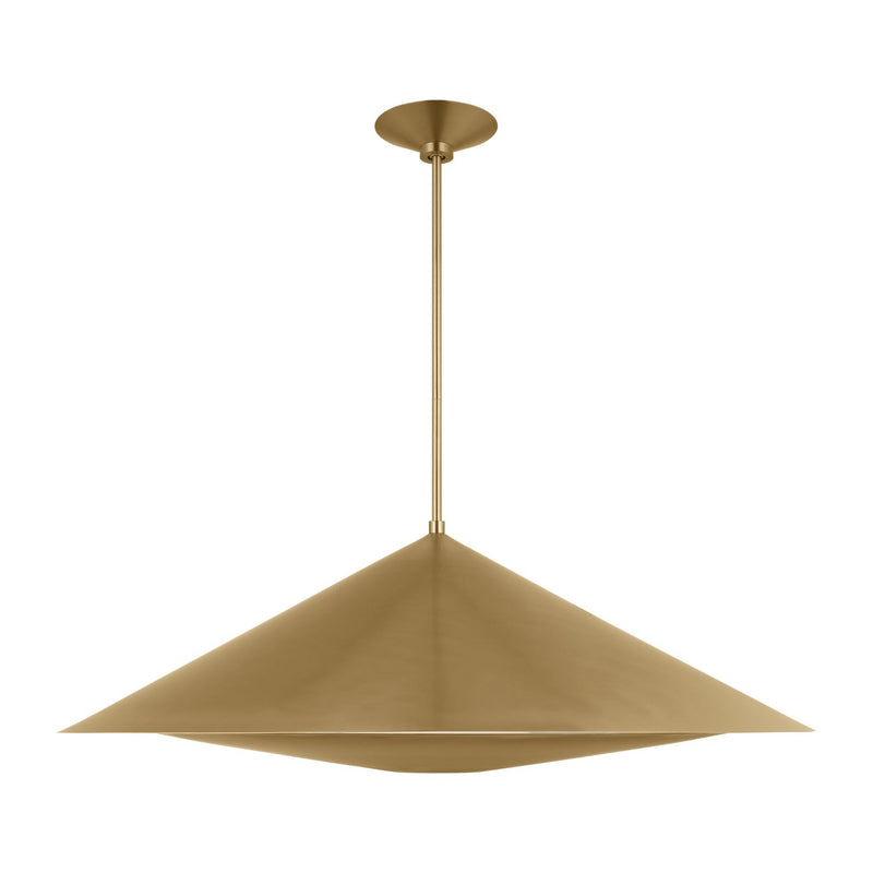 Visual Comfort Studio - KP1181BBS - One Light Pendant - Echo - Burnished Brass