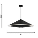 Visual Comfort Studio - KP1181MBK - One Light Pendant - Echo - Midnight Black