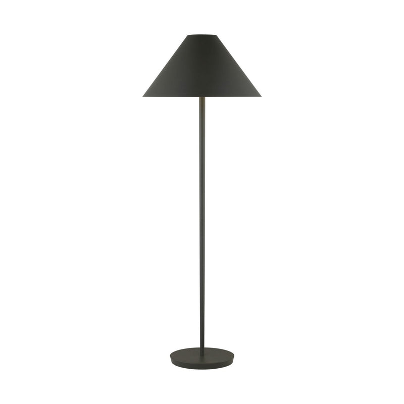 Visual Comfort Studio - KT1451MCB - One Light Floor Lamp - Contra - Matte Charcoal Black