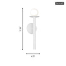 Visual Comfort Studio - KW1001MWT - One Light Wall Sconce - Nodes - Matte White