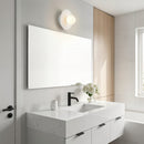 One Light Wall Sconce<br /><span style="color:#4AB0CE;">Entrega: 4-10 dias en USA</span><br /><span style="color:#4AB0CE;font-size:60%;">PREGUNTE POR ENTREGA EN PANAMA</span><br />Collection: Nodes<br />Finish: Matte White