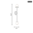 Visual Comfort Studio - KWL1012MWT - Two Light Wall Sconce - Nodes - Matte White
