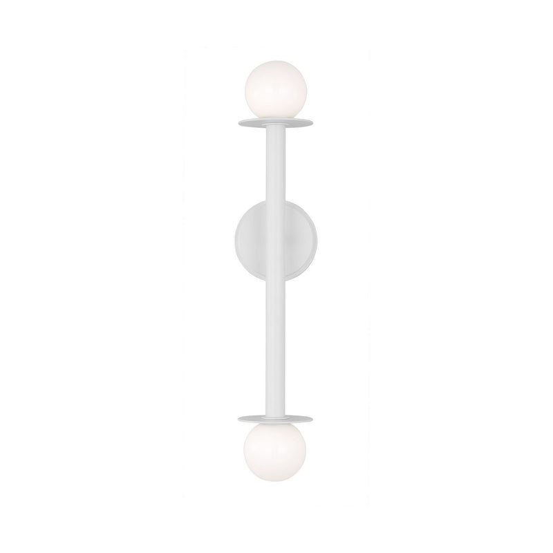 Visual Comfort Studio - KWL1012MWT - Two Light Wall Sconce - Nodes - Matte White