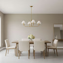 Visual Comfort Studio - SLC1014BBS - Four Light Chandelier - Colfax - Burnished Brass
