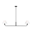 Visual Comfort Studio - SLC1022AI - Two Light Linear Chandelier - Colfax - Aged Iron