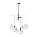 Six Light Chandelier<br /><span style="color:#4AB0CE;">Entrega: 4-10 dias en USA</span><br /><span style="color:#4AB0CE;font-size:60%;">PREGUNTE POR ENTREGA EN PANAMA</span><br />Collection: Torian<br />Finish: Aged Iron