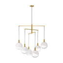 Visual Comfort Studio - SLC1036BBS - Six Light Chandelier - Torian - Burnished Brass