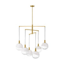 Visual Comfort Studio - SLC1036BBS - Six Light Chandelier - Torian - Burnished Brass