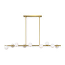 Visual Comfort Studio - SLC1059BBS - Nine Light Linear Chandelier - Altair - Burnished Brass