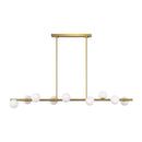 Nine Light Linear Chandelier<br /><span style="color:#4AB0CE;">Entrega: 4-10 dias en USA</span><br /><span style="color:#4AB0CE;font-size:60%;">PREGUNTE POR ENTREGA EN PANAMA</span><br />Collection: Altair<br />Finish: Burnished Brass