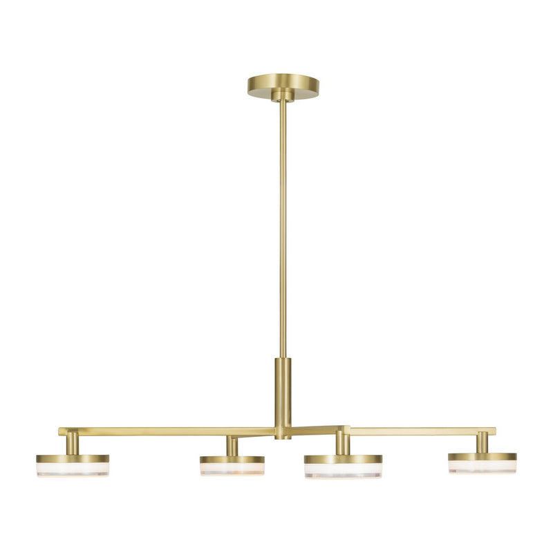 Visual Comfort Studio - SLC1074BBS - LED Chandelier - Khan - Burnished Brass