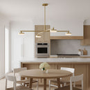 Visual Comfort Studio - SLC1084BBS - LED Chandelier - Khan - Burnished Brass