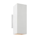Two Light Wall Lantern<br /><span style="color:#4AB0CE;">Entrega: 4-10 dias en USA</span><br /><span style="color:#4AB0CE;font-size:60%;">PREGUNTE POR ENTREGA EN PANAMA</span><br />Collection: Pohl<br />Finish: Outdoor Textured White