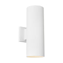 Two Light Wall Lantern<br /><span style="color:#4AB0CE;">Entrega: 4-10 dias en USA</span><br /><span style="color:#4AB0CE;font-size:60%;">PREGUNTE POR ENTREGA EN PANAMA</span><br />Collection: Outdoor Cylinders<br />Finish: Outdoor Textured White