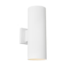 Two Light Wall Lantern<br /><span style="color:#4AB0CE;">Entrega: 4-10 dias en USA</span><br /><span style="color:#4AB0CE;font-size:60%;">PREGUNTE POR ENTREGA EN PANAMA</span><br />Collection: Outdoor Cylinders<br />Finish: Outdoor Textured White