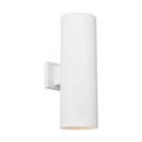 Two Light Wall Lantern<br /><span style="color:#4AB0CE;">Entrega: 4-10 dias en USA</span><br /><span style="color:#4AB0CE;font-size:60%;">PREGUNTE POR ENTREGA EN PANAMA</span><br />Collection: Outdoor Cylinders<br />Finish: Outdoor Textured White