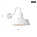 Visual Comfort Studio - SLO1201OTW - One Light Wall Lantern - Barn Light - Outdoor Textured White