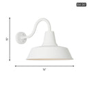 Visual Comfort Studio - SLO1211OTW - One Light Wall Lantern - Barn Light - Outdoor Textured White