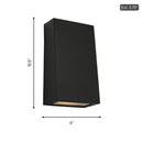 Visual Comfort Studio - SLO1321TXB - LED Wall Lantern - Kakudo - Textured Black