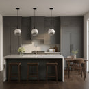 Visual Comfort Studio - SLP1001AI - One Light Pendant - Torian - Aged Iron