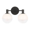 Visual Comfort Studio - SLV1002AI - Two Light Vanity - Torian - Aged Iron