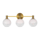 Visual Comfort Studio - SLV1003BBS - Three Light Vanity - Torian - Burnished Brass