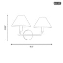 Visual Comfort Studio - SLW1012AI - Two Light Wall Sconce - Colfax - Aged Iron