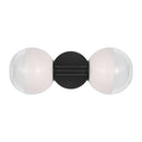 Two Light Wall Sconce<br /><span style="color:#4AB0CE;">Entrega: 4-10 dias en USA</span><br /><span style="color:#4AB0CE;font-size:60%;">PREGUNTE POR ENTREGA EN PANAMA</span><br />Collection: Torian<br />Finish: Aged Iron