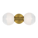 Two Light Wall Sconce<br /><span style="color:#4AB0CE;">Entrega: 4-10 dias en USA</span><br /><span style="color:#4AB0CE;font-size:60%;">PREGUNTE POR ENTREGA EN PANAMA</span><br />Collection: Torian<br />Finish: Burnished Brass