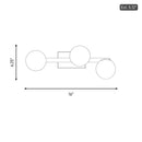 Visual Comfort Studio - SLW1043AI - Three Light Wall Sconce - Altair - Aged Iron