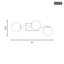 Visual Comfort Studio - SLW1043BBS - Three Light Wall Sconce - Altair - Burnished Brass