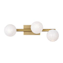 Three Light Wall Sconce<br /><span style="color:#4AB0CE;">Entrega: 4-10 dias en USA</span><br /><span style="color:#4AB0CE;font-size:60%;">PREGUNTE POR ENTREGA EN PANAMA</span><br />Collection: Altair<br />Finish: Burnished Brass