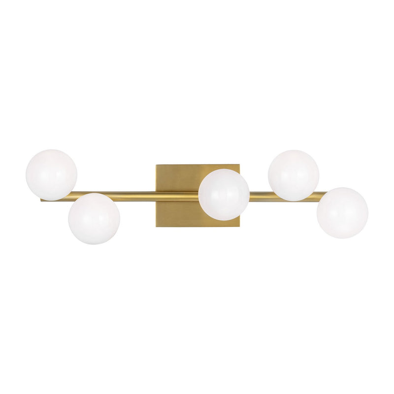 Visual Comfort Studio - SLW1055BBS - Five Light Vanity - Altair - Burnished Brass