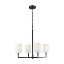 Visual Comfort Studio - TC1194AI - Four Light Chandelier - Danica - Aged Iron