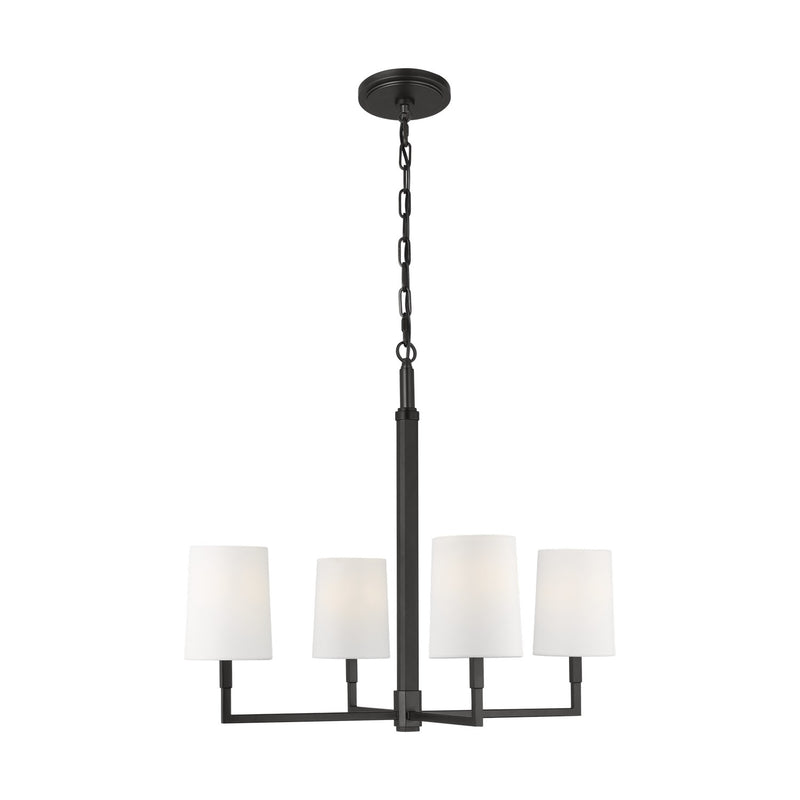 Visual Comfort Studio - TC1194AI - Four Light Chandelier - Danica - Aged Iron