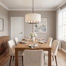Visual Comfort Studio - TC1206AI - Six Light Chandelier - Danica - Aged Iron