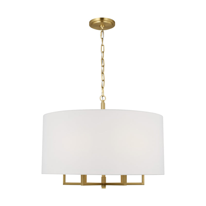 Visual Comfort Studio - TC1206BBS - Six Light Chandelier - Danica - Burnished Brass