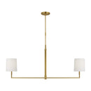 Visual Comfort Studio - TC1212BBS - Two Light Linear Chandelier - Danica - Burnished Brass
