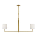 Visual Comfort Studio - TC1212BBS - Two Light Linear Chandelier - Danica - Burnished Brass