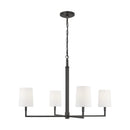 Visual Comfort Studio - TC1224AI - Four Light Chandelier - Danica - Aged Iron