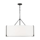 Visual Comfort Studio - TFC1114AI - Four Light Pendant - Bergen - Aged Iron
