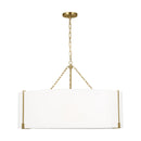 Visual Comfort Studio - TFC1114BBS - Four Light Pendant - Bergen - Burnished Brass
