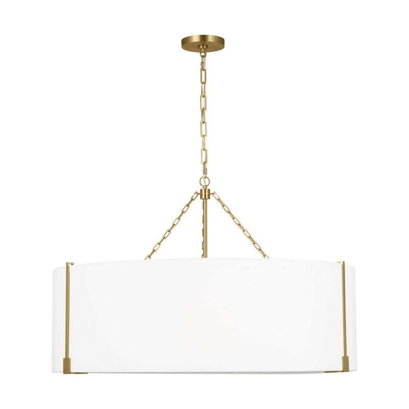 Visual Comfort Studio - TFC1114BBS - Four Light Pendant - Bergen - Burnished Brass